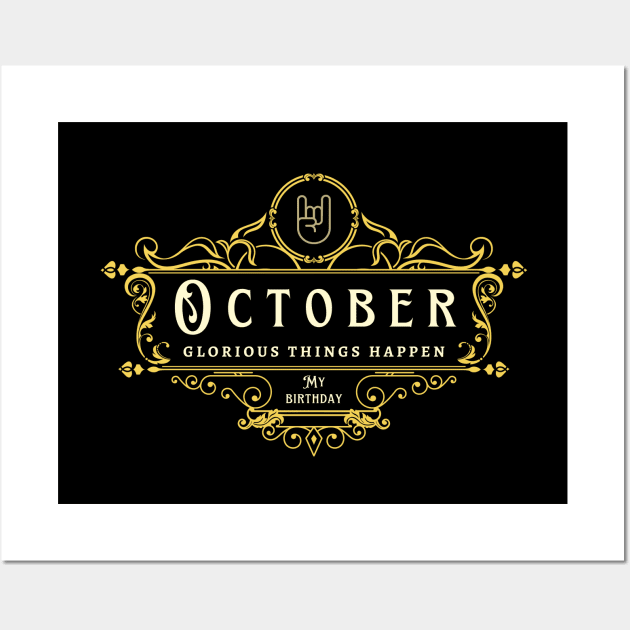 Born in october Wall Art by EMCO HZ 